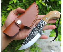800 Wild Wolf D2 Blade Fixed Hunting Pocket Knife for Camping & Outdoor Survival UD406538
